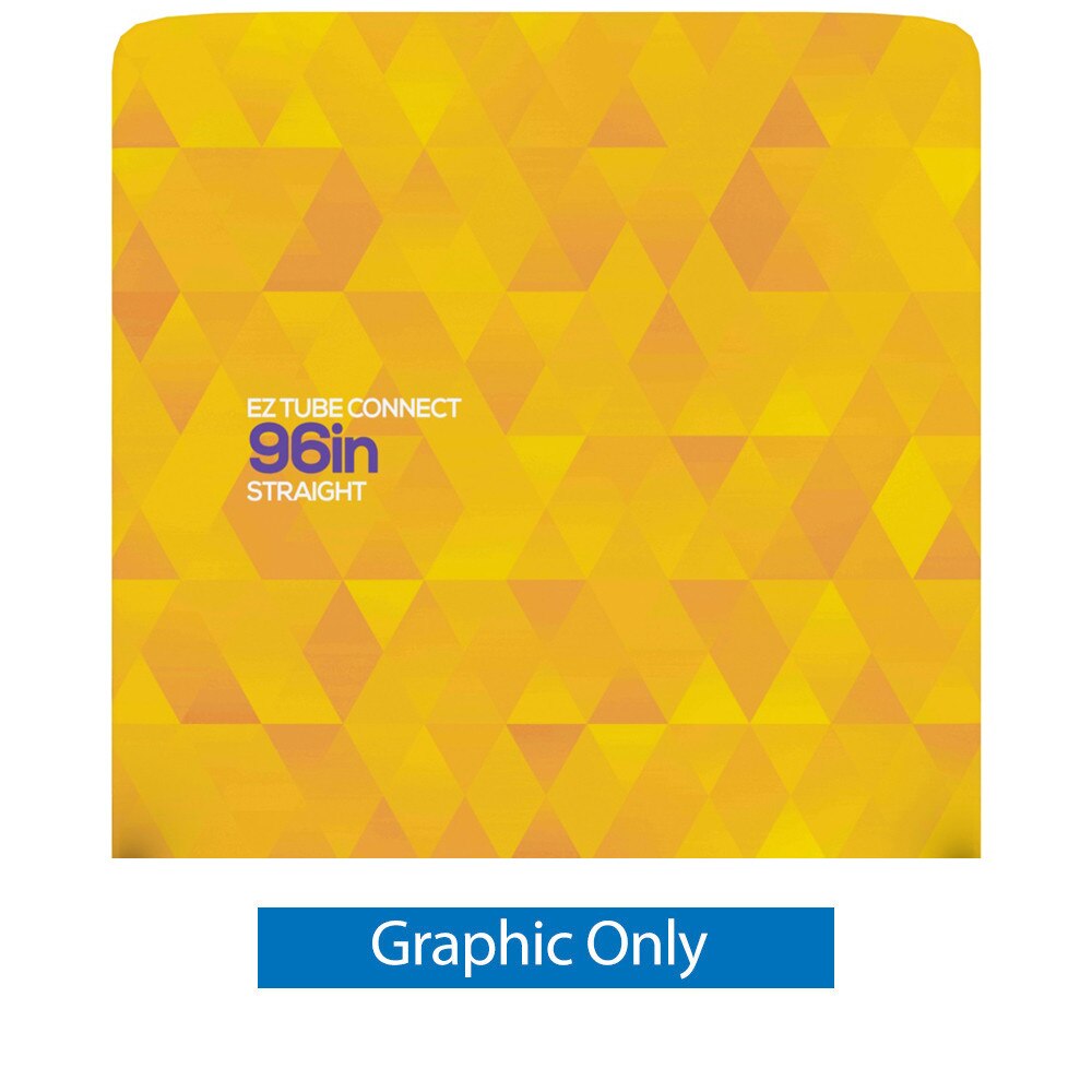 8ft EZ Tube Connect Non Backlit Single Frame — Double Sided Graphic Only